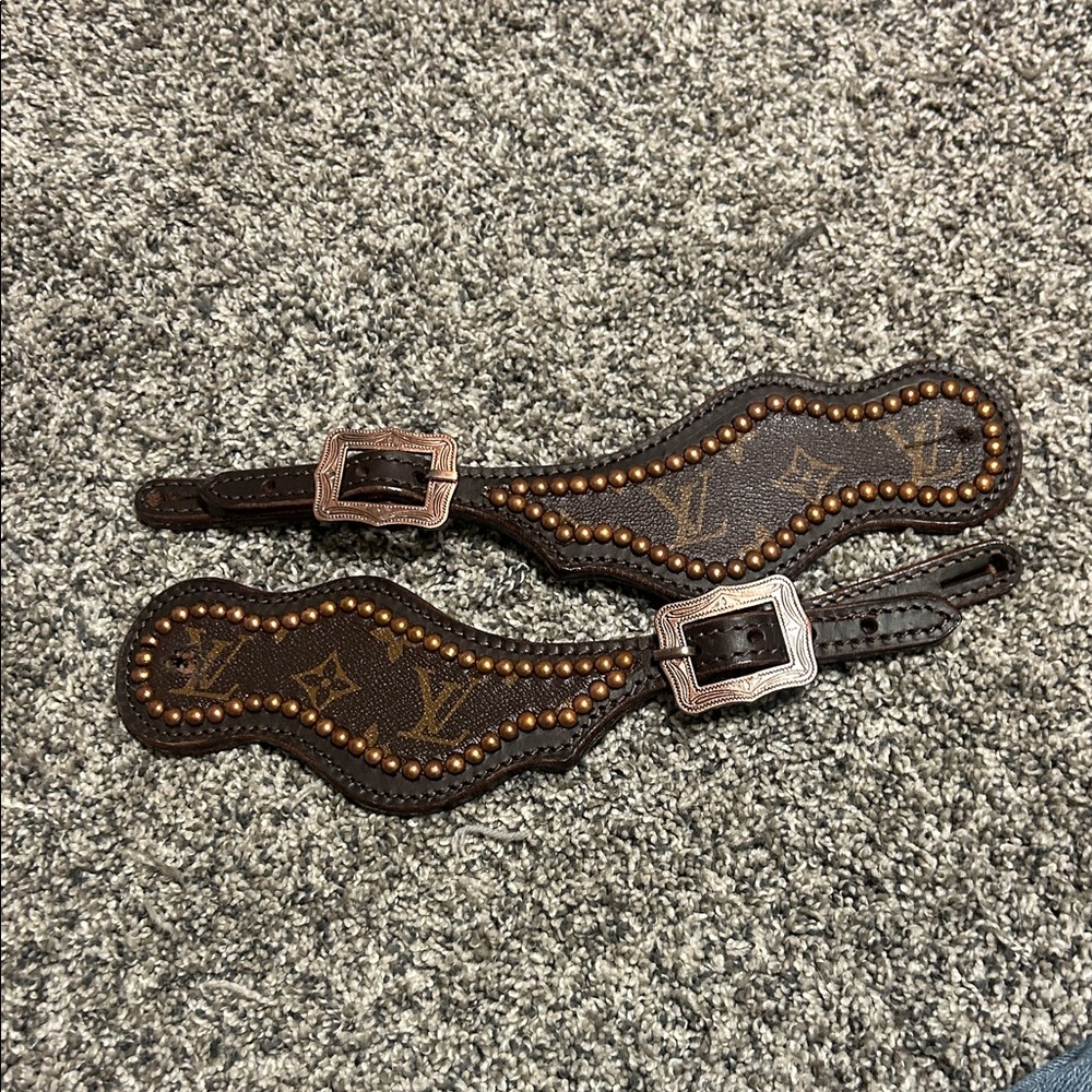 Louis Vuitton Brown Monogram Spur Straps